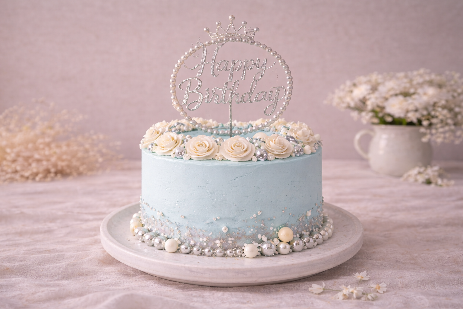 Strawberry Delight Birthday Cake