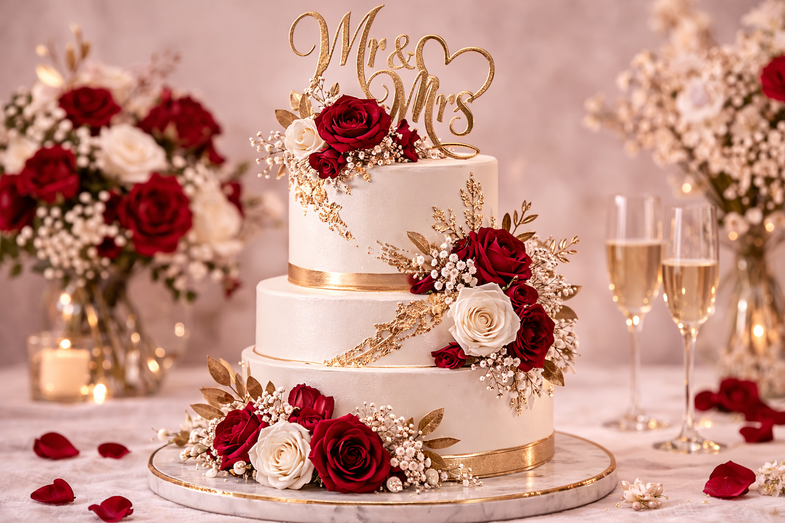 Modern Minimalist Wedding Cake