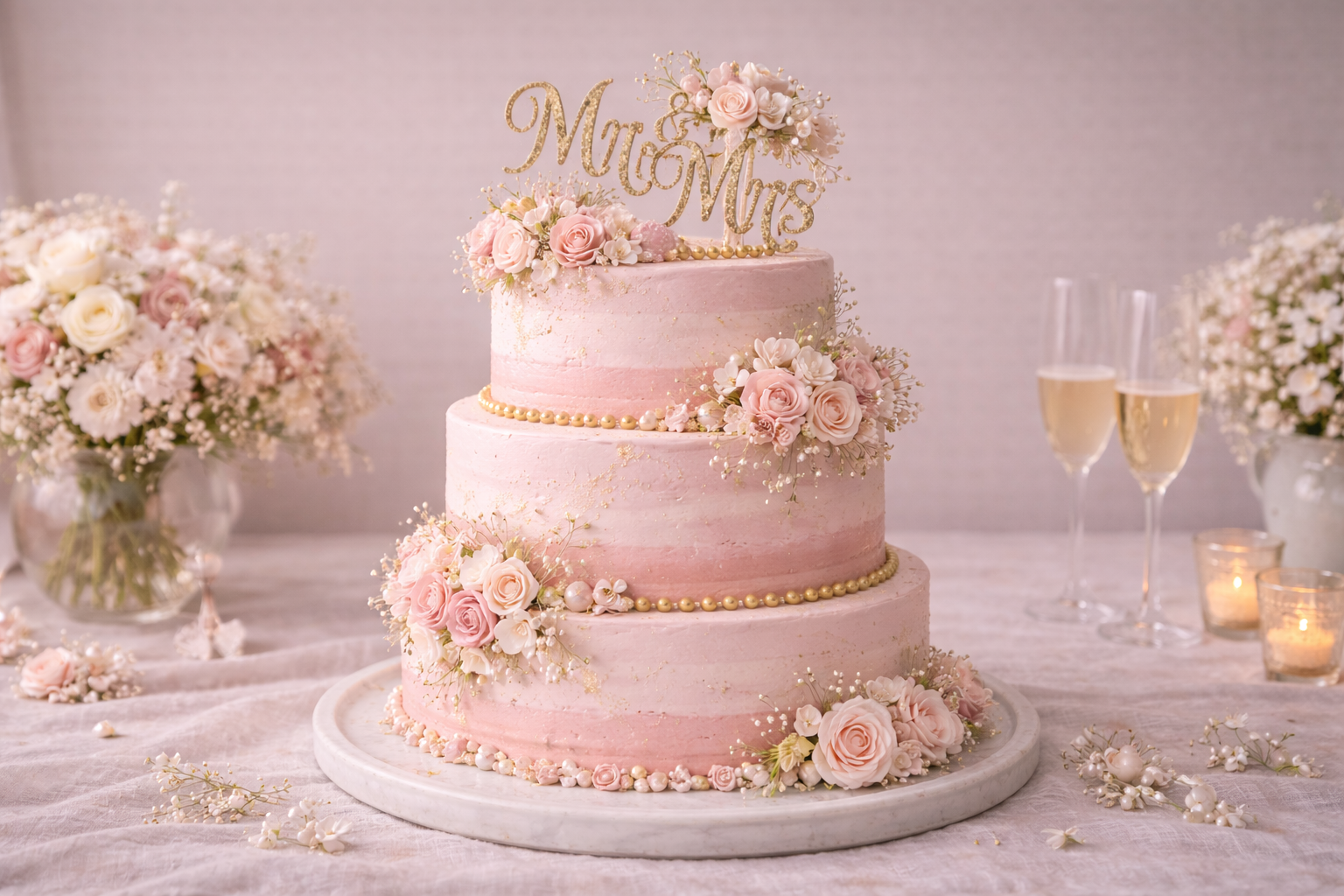 Royal Elegance Wedding Cake